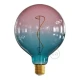 LED Λαμπτήρας Γλόμπος Όνειρο Ροζέ-Μπλε (Dream) G125 με Νήμα Άμπελος 4W Filament E27 Dimmable 2200K - Creative Cables