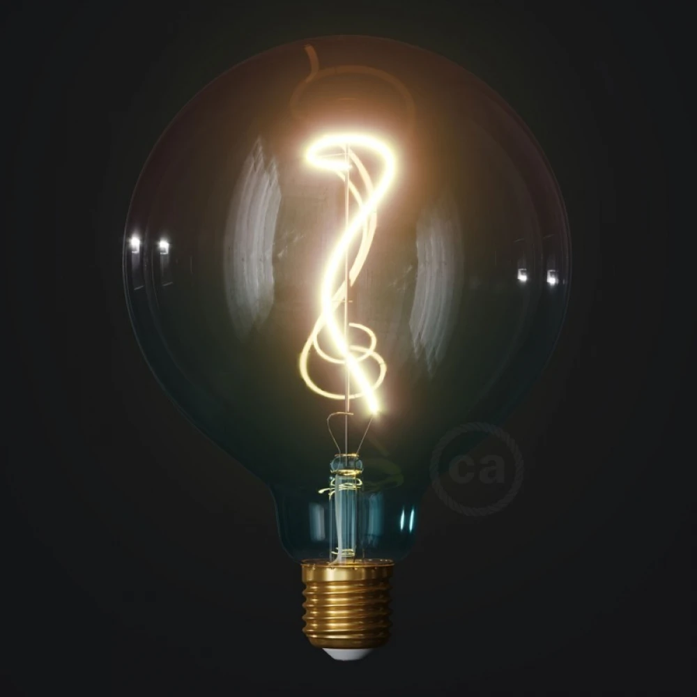 LED Λαμπτήρας Γλόμπος Όνειρο Ροζέ-Μπλε (Dream) G125 με Νήμα Άμπελος 4W Filament E27 Dimmable 2200K - Creative Cables