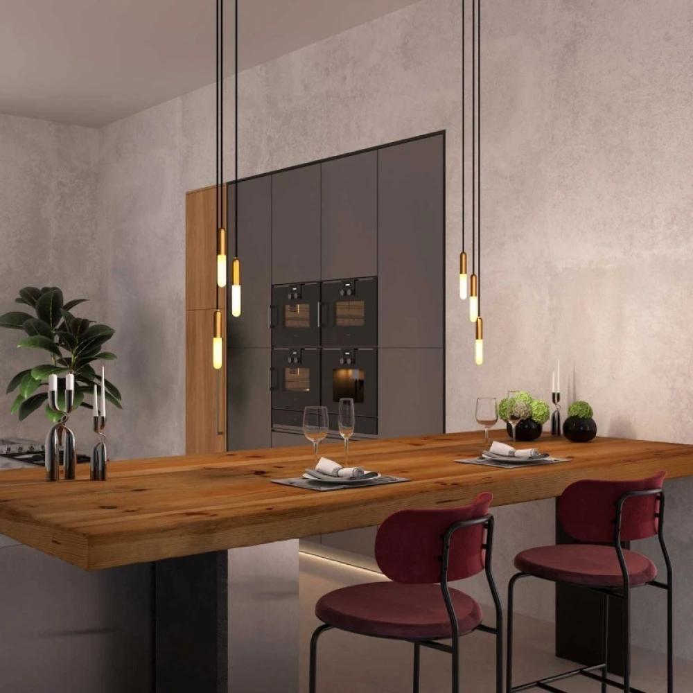 Ντουί Ε14 Μεταλλικό P-Light, Με Στήριγμα Καλωδίου - Creative Cables