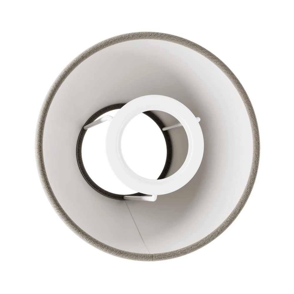 Αμπαζούρ Υφασμάτινο Impero Mini E27 για πορτατίφ ή απλίκα τοίχου - Γκρι - Creative Cables