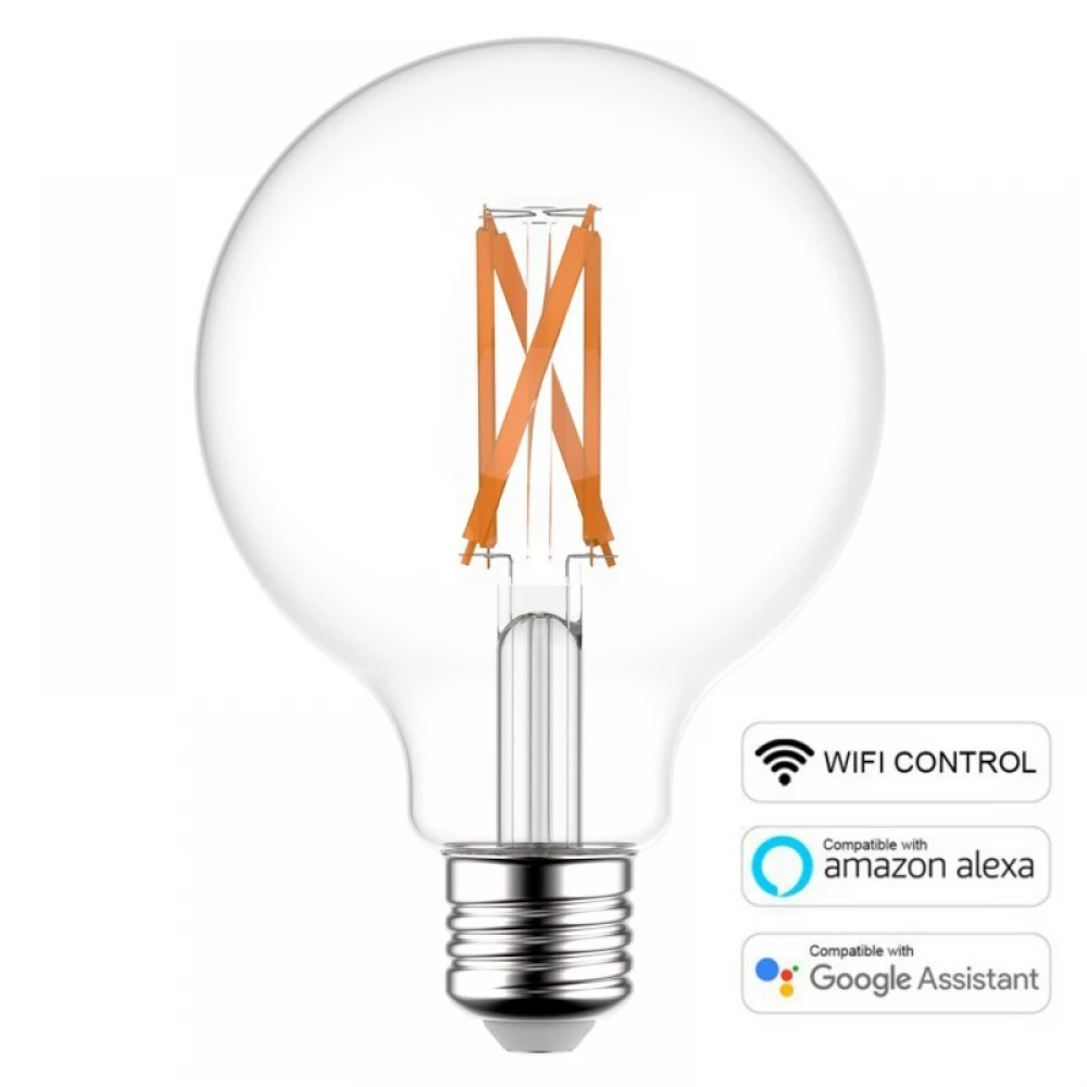 Φωτιστικό Εξωτερικού Χώρου Snake Eiva Wi-Fi, με 5m καλώδιο, στεγανό ντουί IP65 και smart λάμπα - Μουσταρδί - Creative Cables