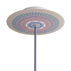 Ροζέτα Rose-One 200mm Στρογγυλή με 1 Τρύπα Σε Mandala Varanasi Σχέδιο - Creative Cables