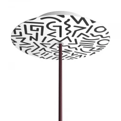 Ροζέτα Rose-One 200mm Στρογγυλή με 1 Τρύπα Σε Street Art Σχέδιο - Creative Cables