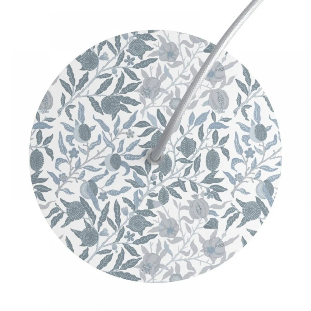 Ροζέτα Rose-One 200mm Στρογγυλή με 1 Τρύπα Σε Blossom Σχέδιo - Creative Cables
