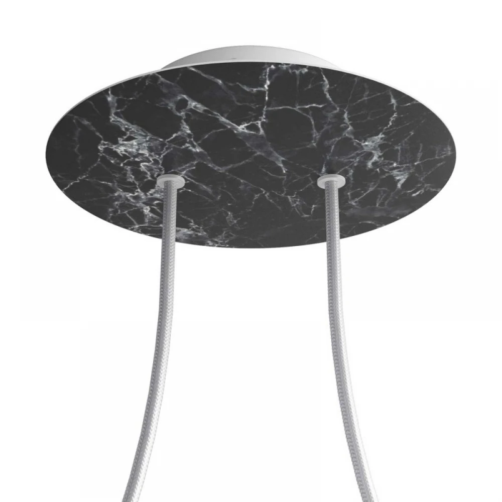 Ροζέτα Rose-One 200mm Στρογγυλή με 2 Τρύπες Σε Διάφορα Σχέδια - Creative Cables