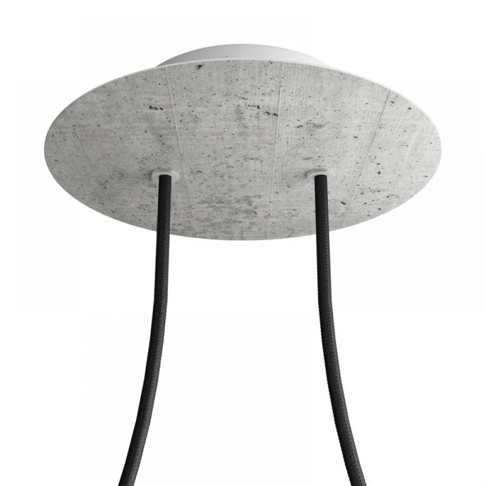 Ροζέτα Rose-One 200mm Στρογγυλή με 2 Τρύπες Σε Διάφορα Σχέδια - Creative Cables