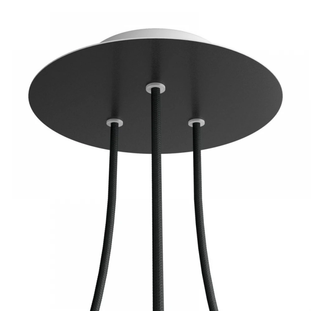 Ροζέτα Rose-One 200mm Στρογγυλή με 3 Τρύπες Σε Διάφορα Σχέδια - Creative Cables