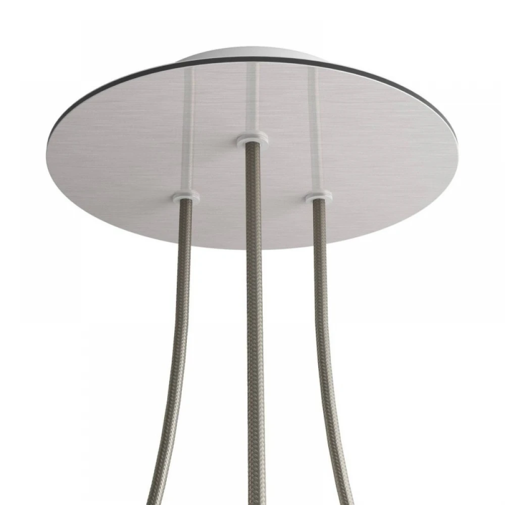 Ροζέτα Rose-One 200mm Στρογγυλή με 3 Τρύπες Σε Διάφορα Σχέδια - Creative Cables