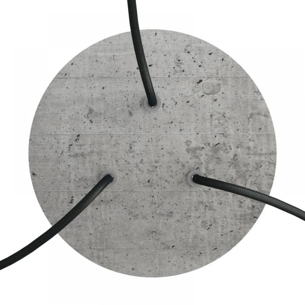 Ροζέτα Rose-One 200mm Στρογγυλή με 3 Τρύπες Σε Διάφορα Σχέδια - Creative Cables