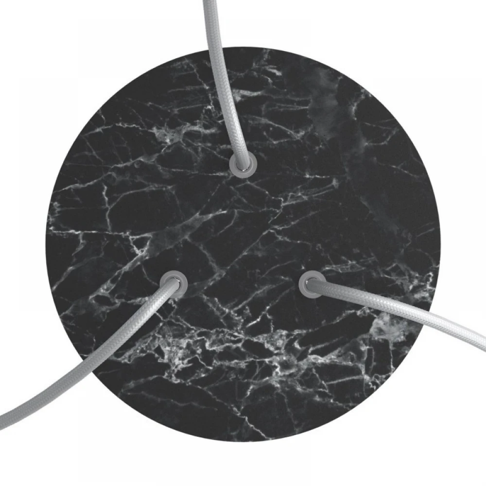 Ροζέτα Rose-One 200mm Στρογγυλή με 3 Τρύπες Σε Διάφορα Σχέδια - Creative Cables