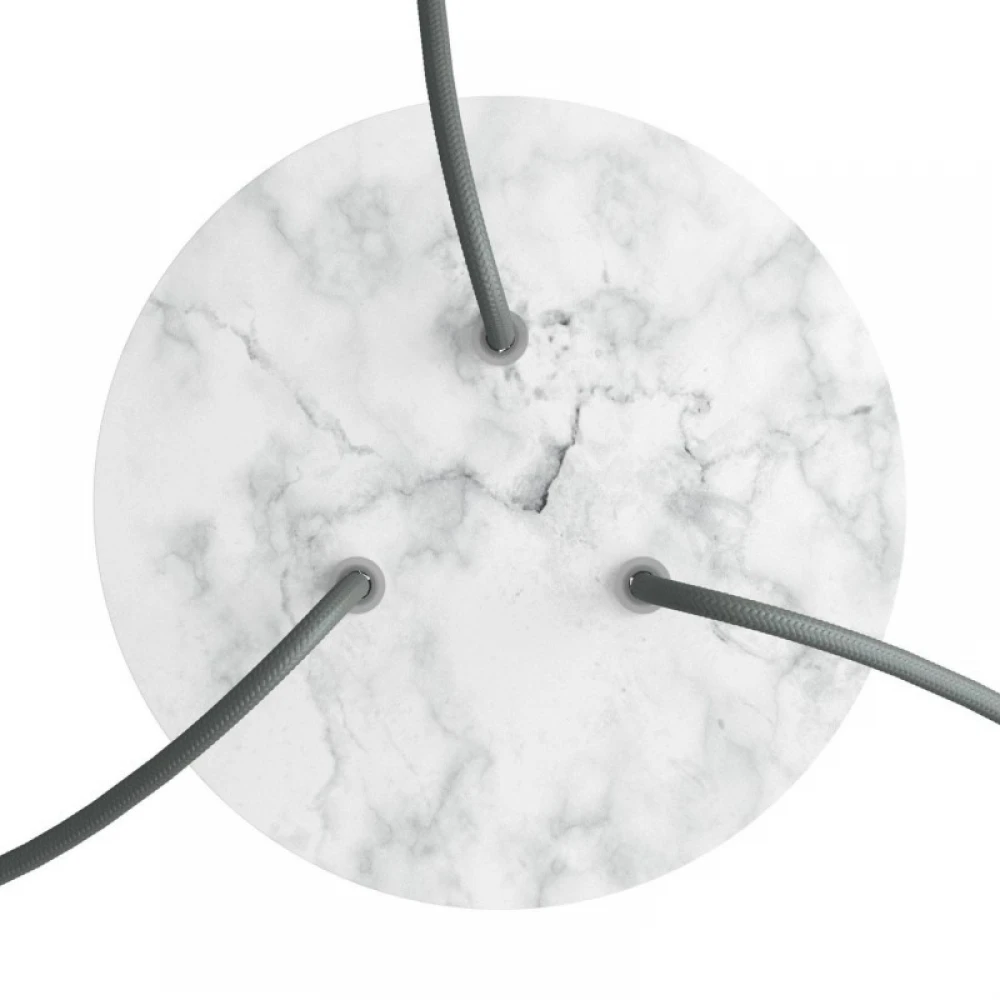 Ροζέτα Rose-One 200mm Στρογγυλή με 3 Τρύπες Σε Διάφορα Σχέδια - Creative Cables