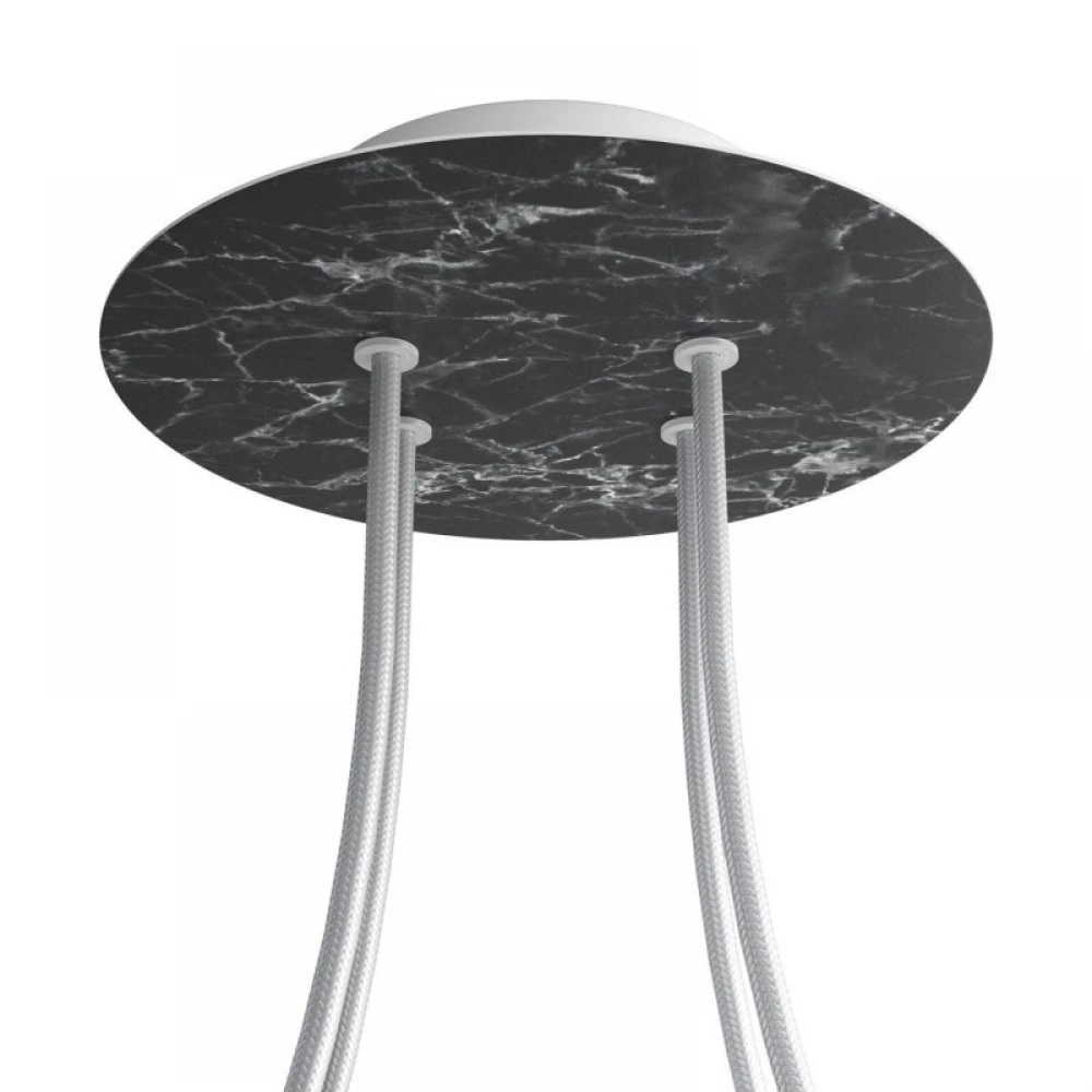 Ροζέτα Rose-One 200mm Στρογγυλή με 4 Τρύπες Σε Διάφορα Σχέδια - Creative Cables