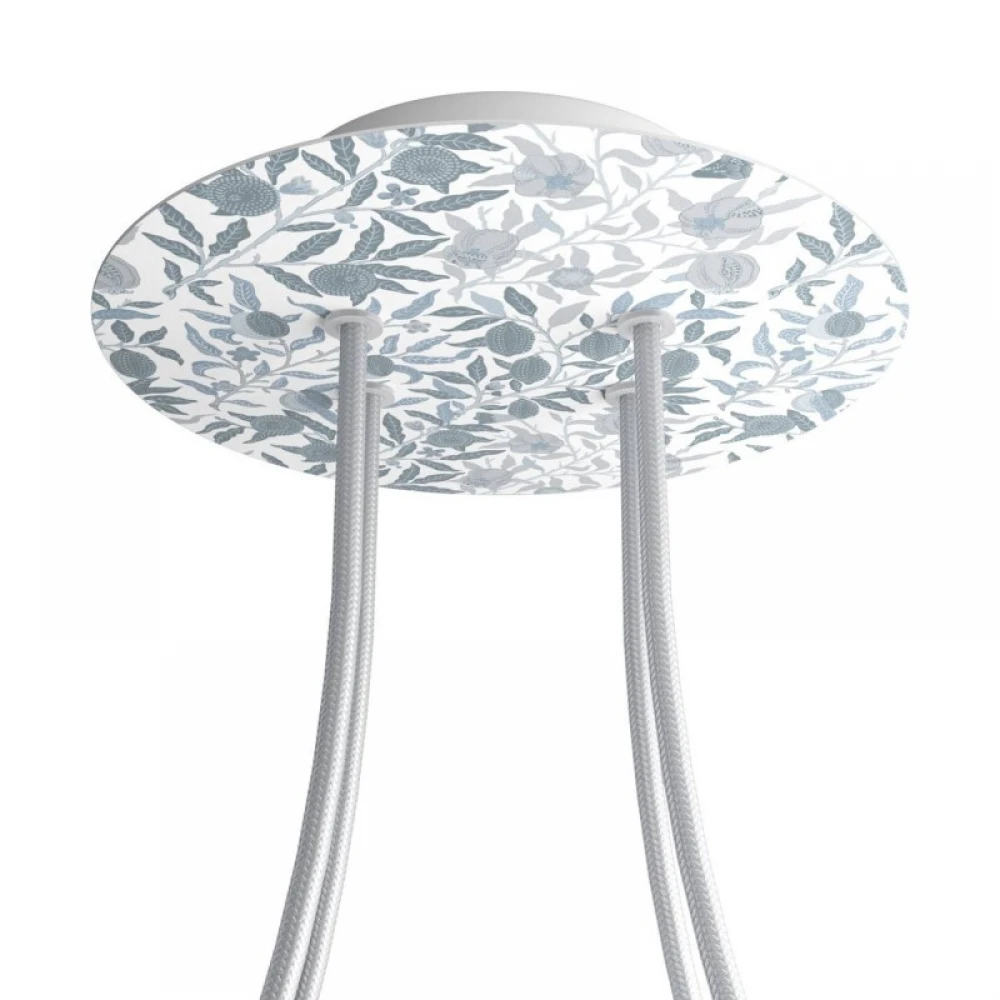 Ροζέτα Rose-One 200mm Στρογγυλή με 4 Τρύπες Σε Διάφορα Σχέδια - Creative Cables