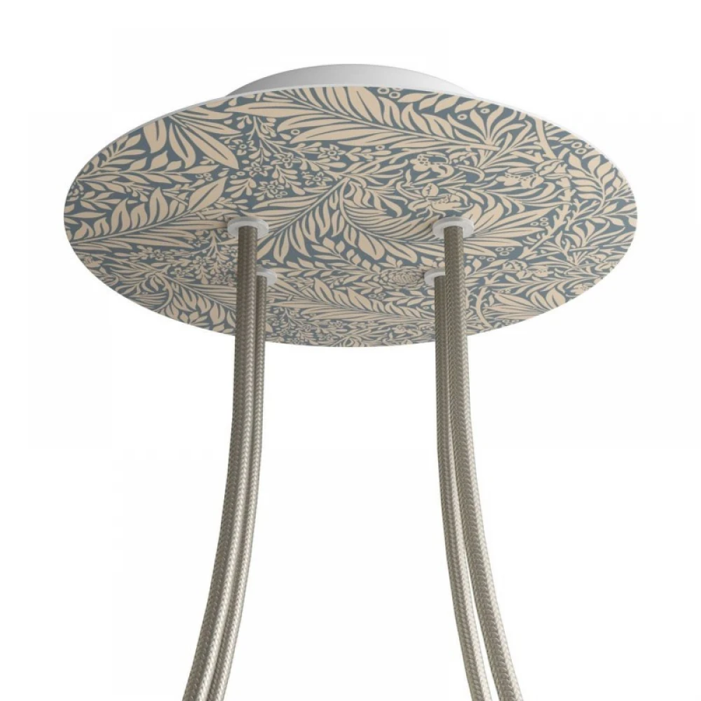 Ροζέτα Rose-One 200mm Στρογγυλή με 4 Τρύπες Σε Διάφορα Σχέδια - Creative Cables