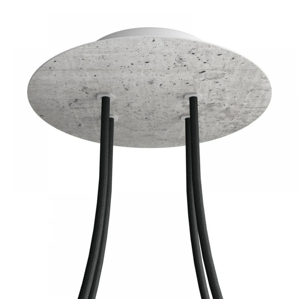 Ροζέτα Rose-One 200mm Στρογγυλή με 4 Τρύπες Σε Διάφορα Σχέδια - Creative Cables