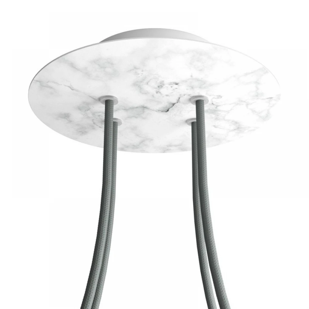 Ροζέτα Rose-One 200mm Στρογγυλή με 4 Τρύπες Σε Διάφορα Σχέδια - Creative Cables