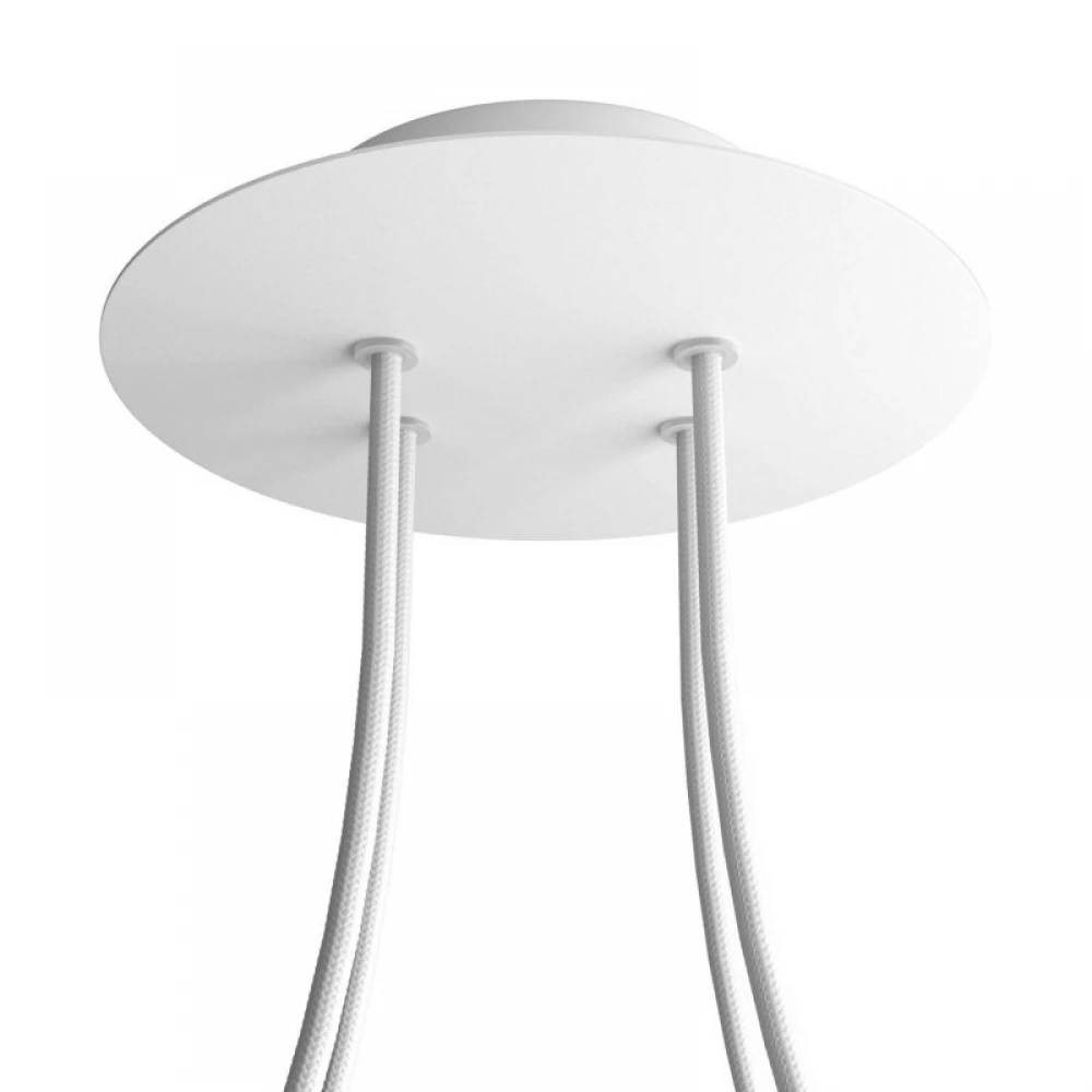 Ροζέτα Rose-One 200mm Στρογγυλή με 4 Τρύπες Σε Διάφορα Σχέδια - Creative Cables