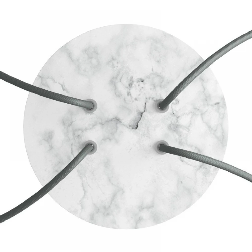 Ροζέτα Rose-One 200mm Στρογγυλή με 4 Τρύπες Σε Διάφορα Σχέδια - Creative Cables