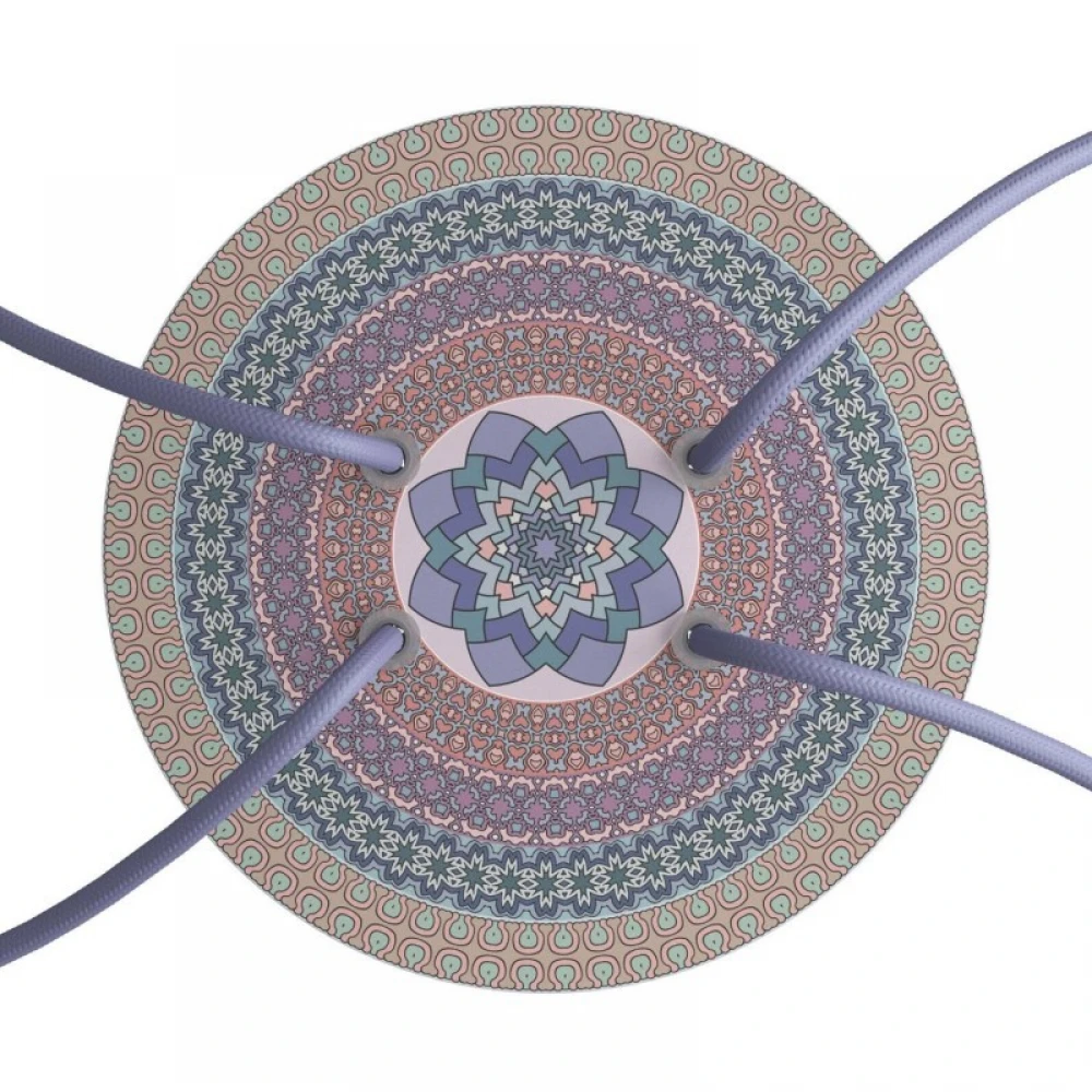 Ροζέτα Rose-One 200mm Στρογγυλή με 4 Τρύπες Σε Διάφορα Σχέδια - Creative Cables