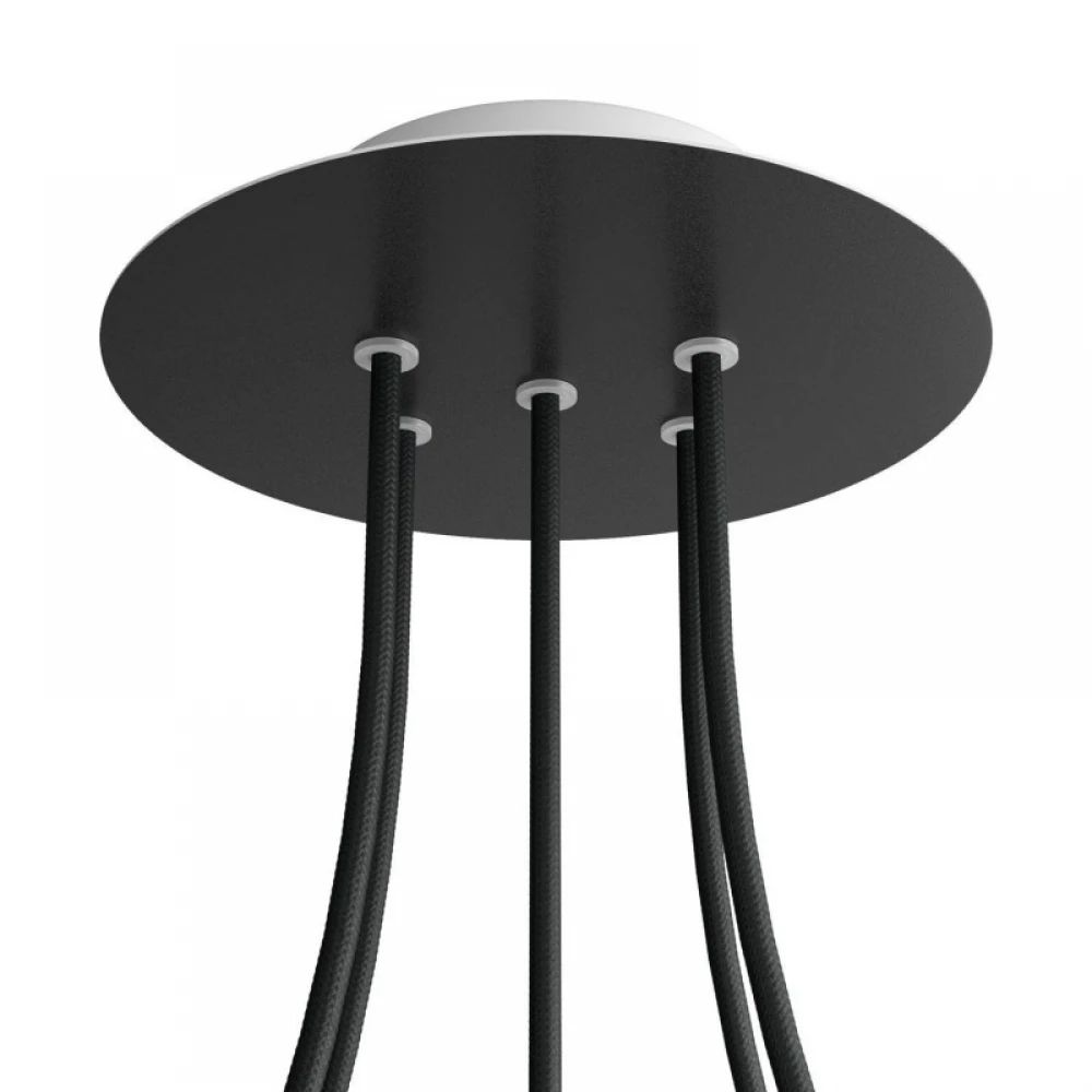 Ροζέτα Rose-One 200mm Στρογγυλή με 5 Τρύπες Σε Διάφορα Σχέδια - Creative Cables