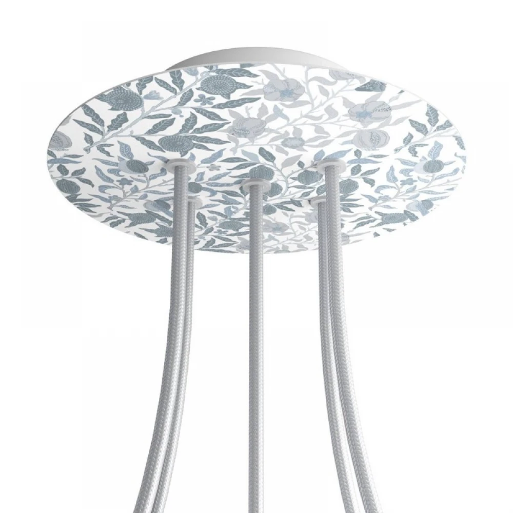 Ροζέτα Rose-One 200mm Στρογγυλή με 5 Τρύπες Σε Διάφορα Σχέδια - Creative Cables