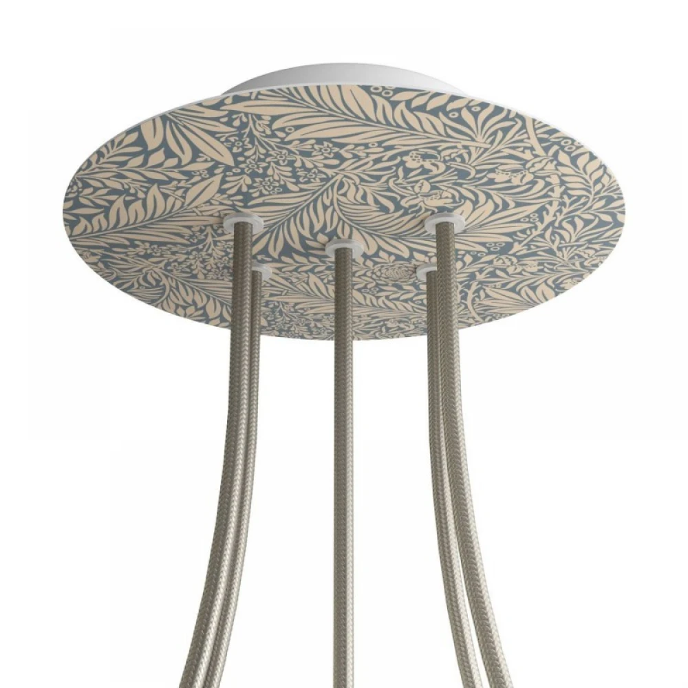 Ροζέτα Rose-One 200mm Στρογγυλή με 5 Τρύπες Σε Διάφορα Σχέδια - Creative Cables