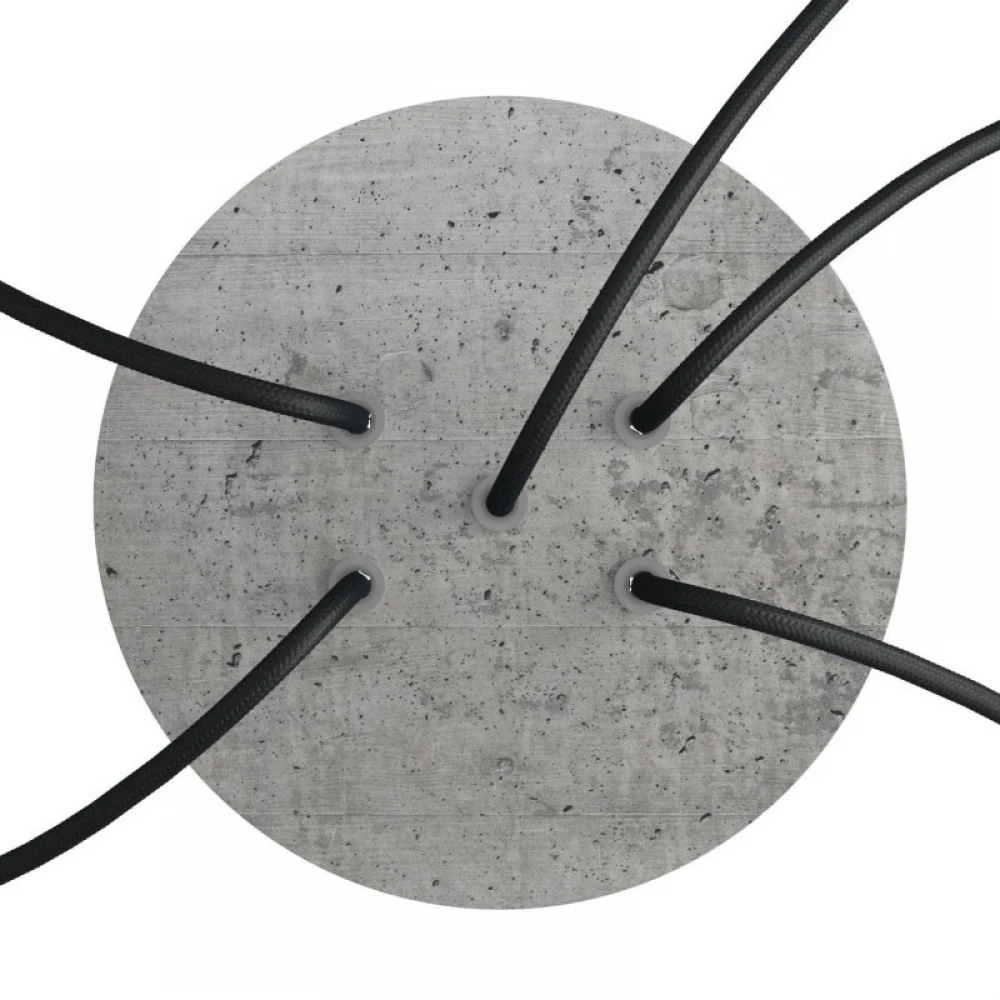 Ροζέτα Rose-One 200mm Στρογγυλή με 5 Τρύπες Σε Διάφορα Σχέδια - Creative Cables