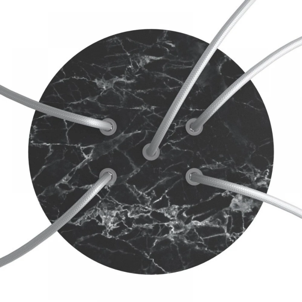 Ροζέτα Rose-One 200mm Στρογγυλή με 5 Τρύπες Σε Διάφορα Σχέδια - Creative Cables