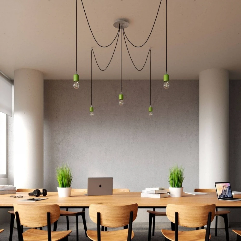 Ροζέτα Rose-One 200mm Στρογγυλή με 5 Τρύπες Σε Διάφορα Σχέδια - Creative Cables