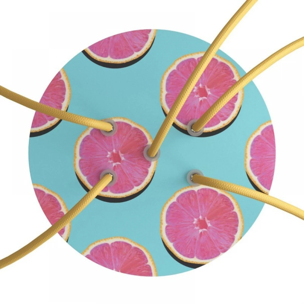 Ροζέτα Rose-One 200mm Στρογγυλή με 5 Τρύπες Σε Διάφορα Σχέδια - Creative Cables