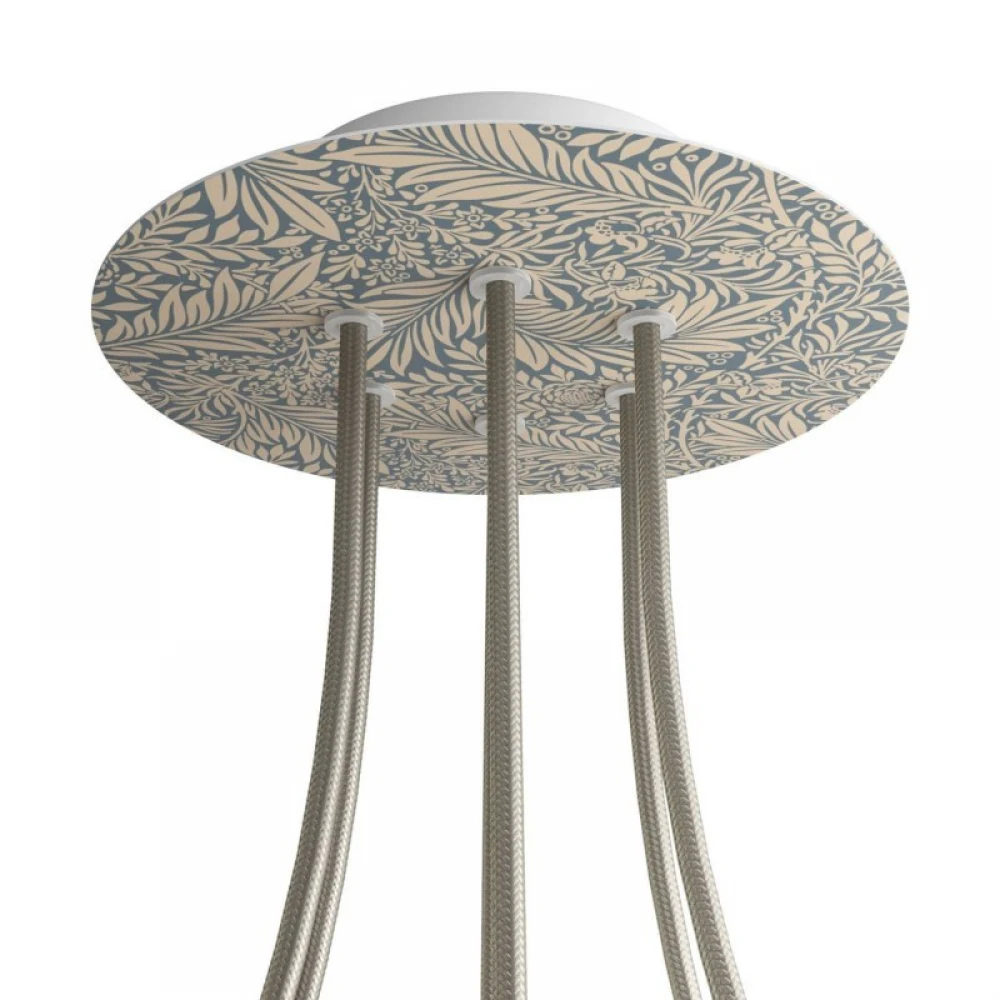 Ροζέτα Rose-One 200mm Στρογγυλή με 6 Τρύπες Σε Διάφορα Σχέδια - Creative Cables