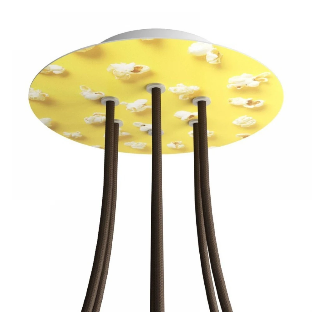 Ροζέτα Rose-One 200mm Στρογγυλή με 6 Τρύπες Σε Διάφορα Σχέδια - Creative Cables