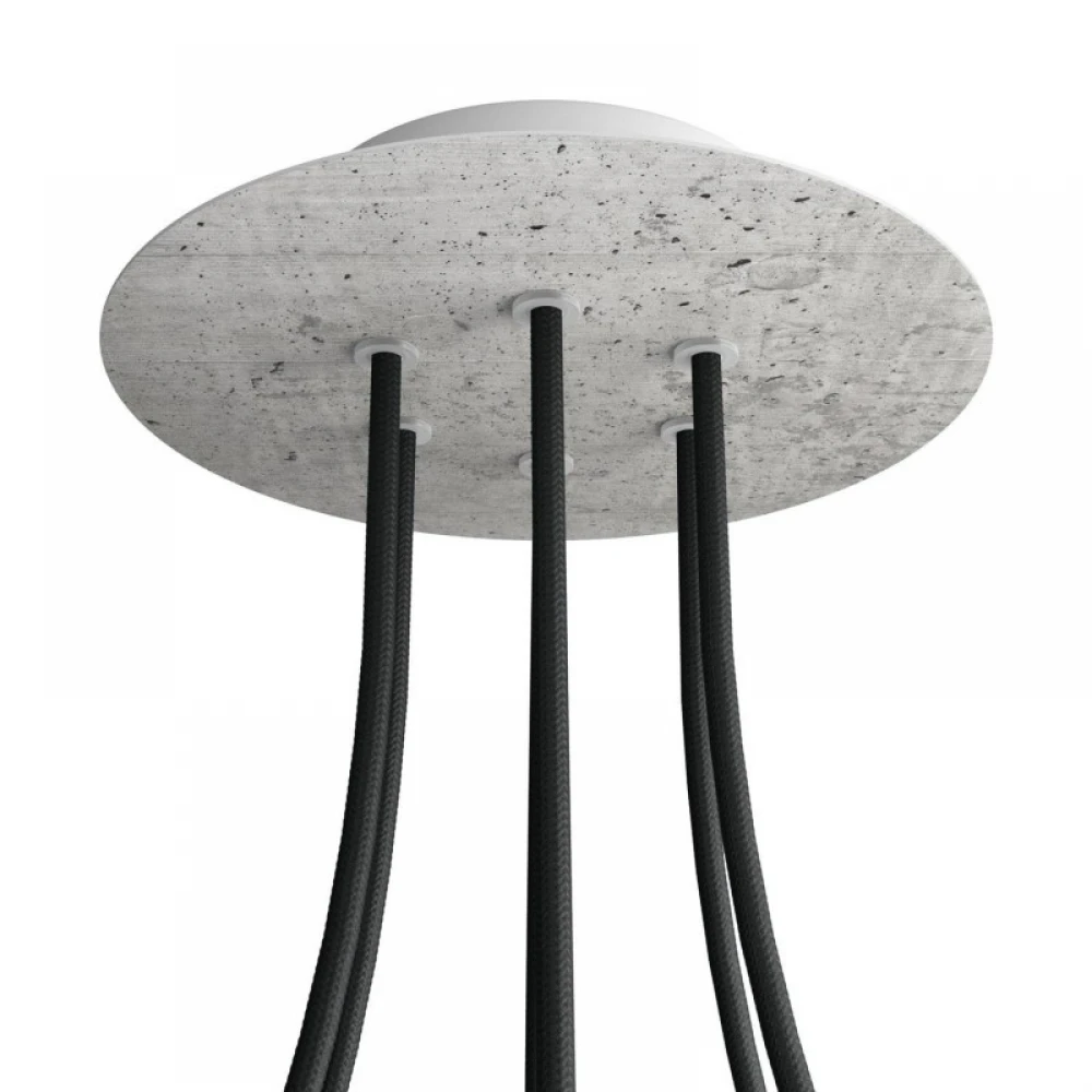 Ροζέτα Rose-One 200mm Στρογγυλή με 6 Τρύπες Σε Διάφορα Σχέδια - Creative Cables