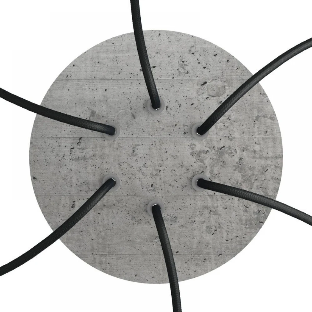 Ροζέτα Rose-One 200mm Στρογγυλή με 6 Τρύπες Σε Διάφορα Σχέδια - Creative Cables