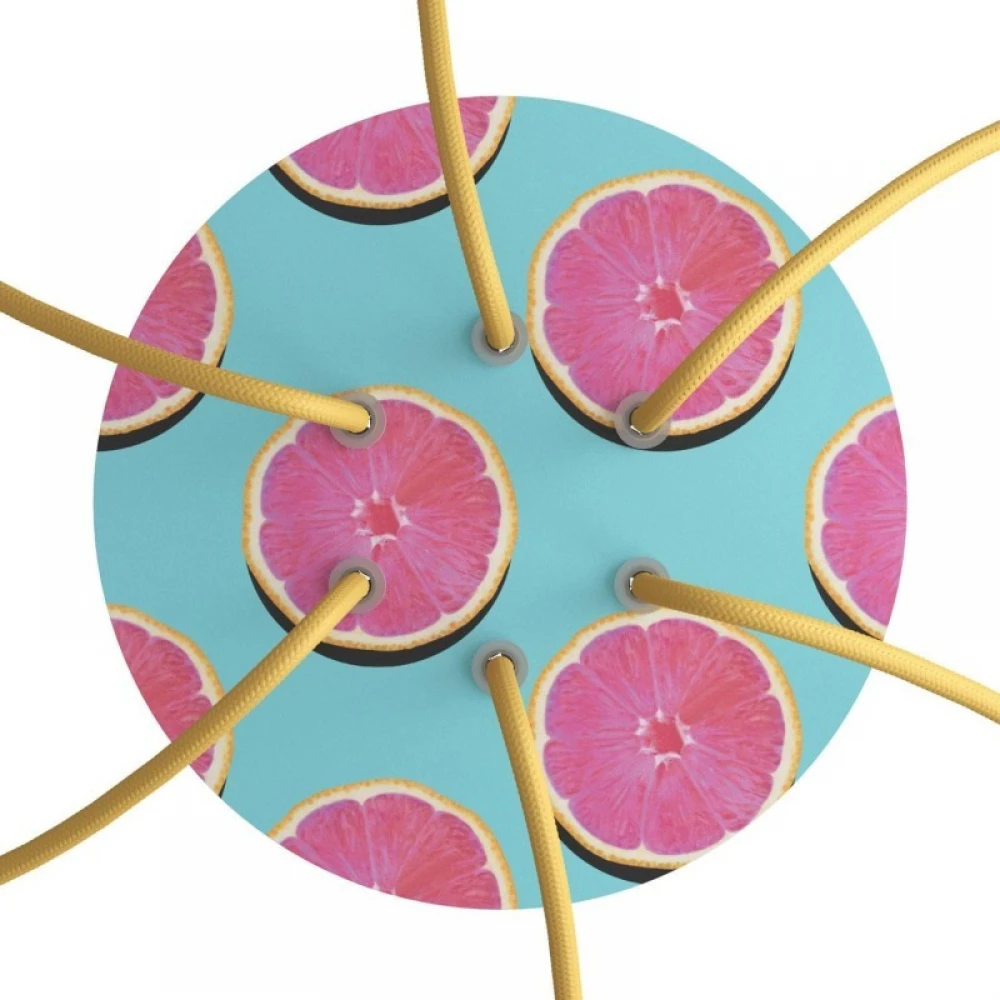 Ροζέτα Rose-One 200mm Στρογγυλή με 6 Τρύπες Σε Διάφορα Σχέδια - Creative Cables