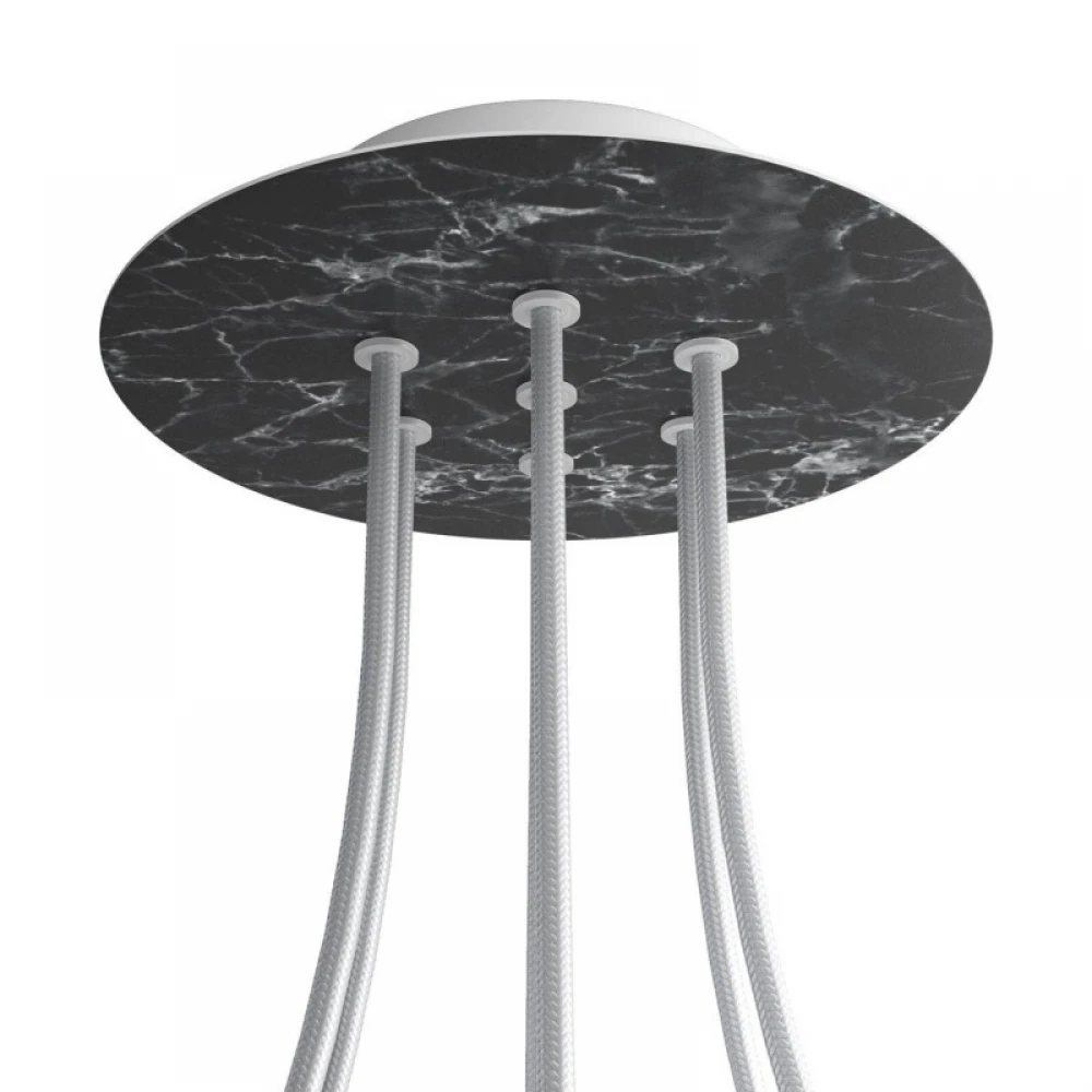 Ροζέτα Rose-One 200mm Στρογγυλή με 7 Τρύπες Σε Διάφορα Σχέδια - Creative Cables