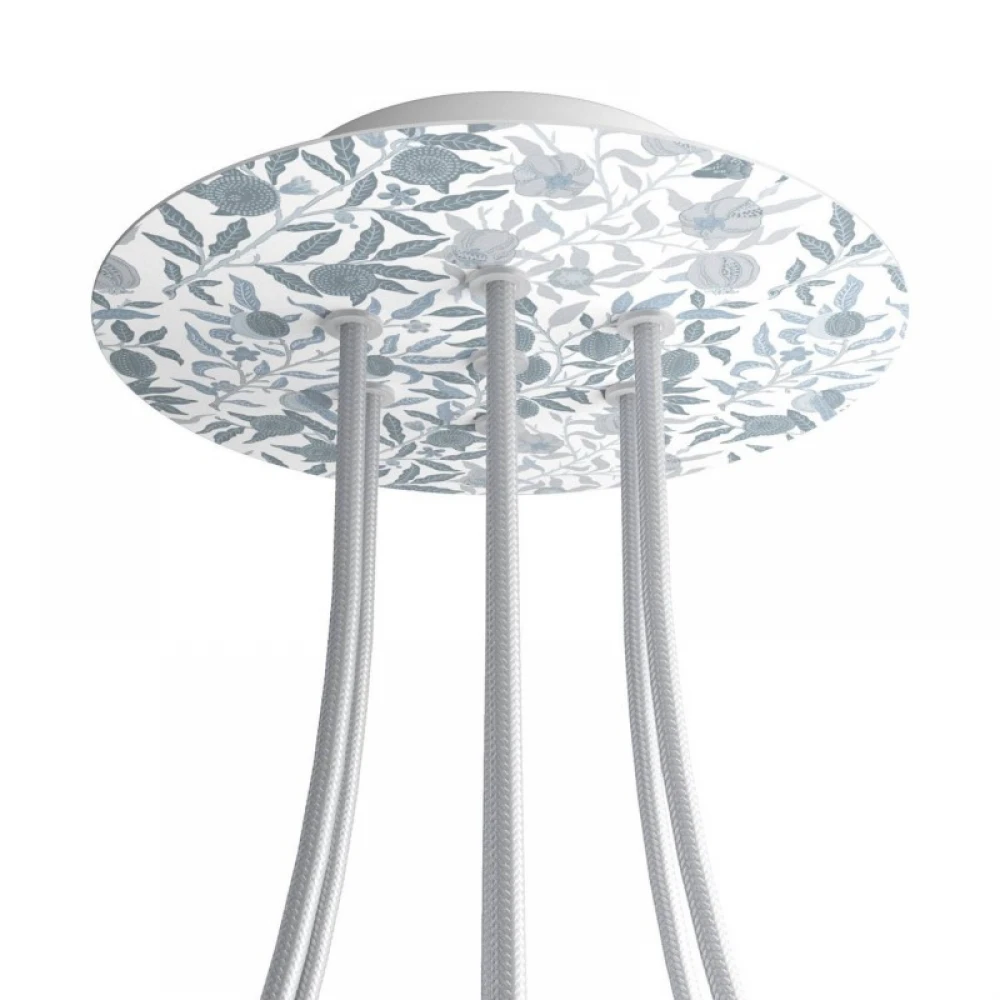 Ροζέτα Rose-One 200mm Στρογγυλή με 7 Τρύπες Σε Διάφορα Σχέδια - Creative Cables