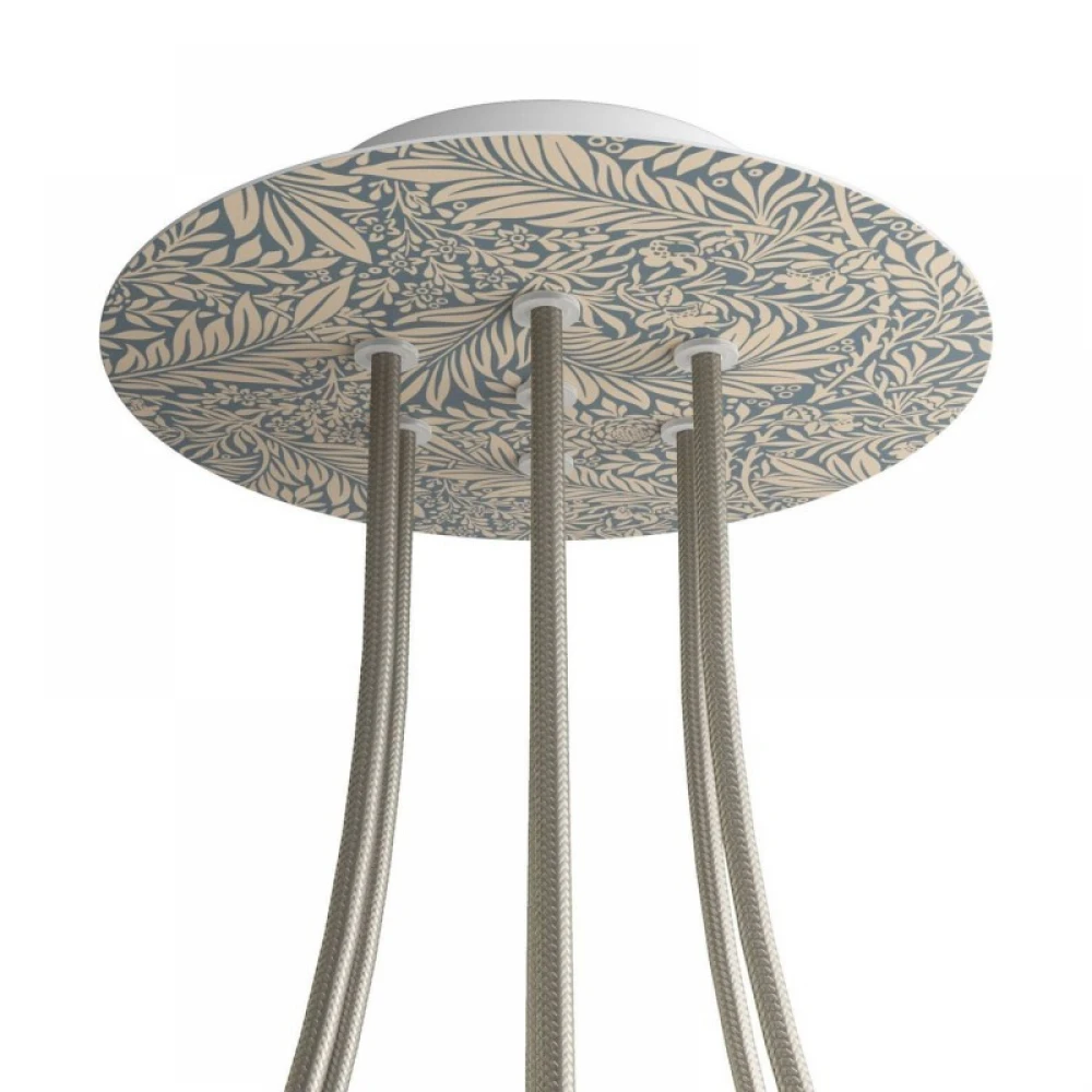 Ροζέτα Rose-One 200mm Στρογγυλή με 7 Τρύπες Σε Διάφορα Σχέδια - Creative Cables