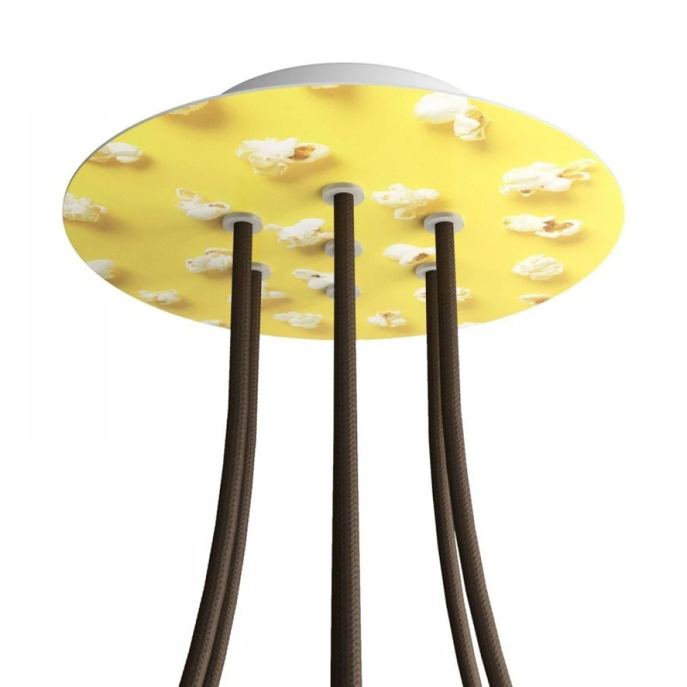 Ροζέτα Rose-One 200mm Στρογγυλή με 7 Τρύπες Σε Διάφορα Σχέδια - Creative Cables