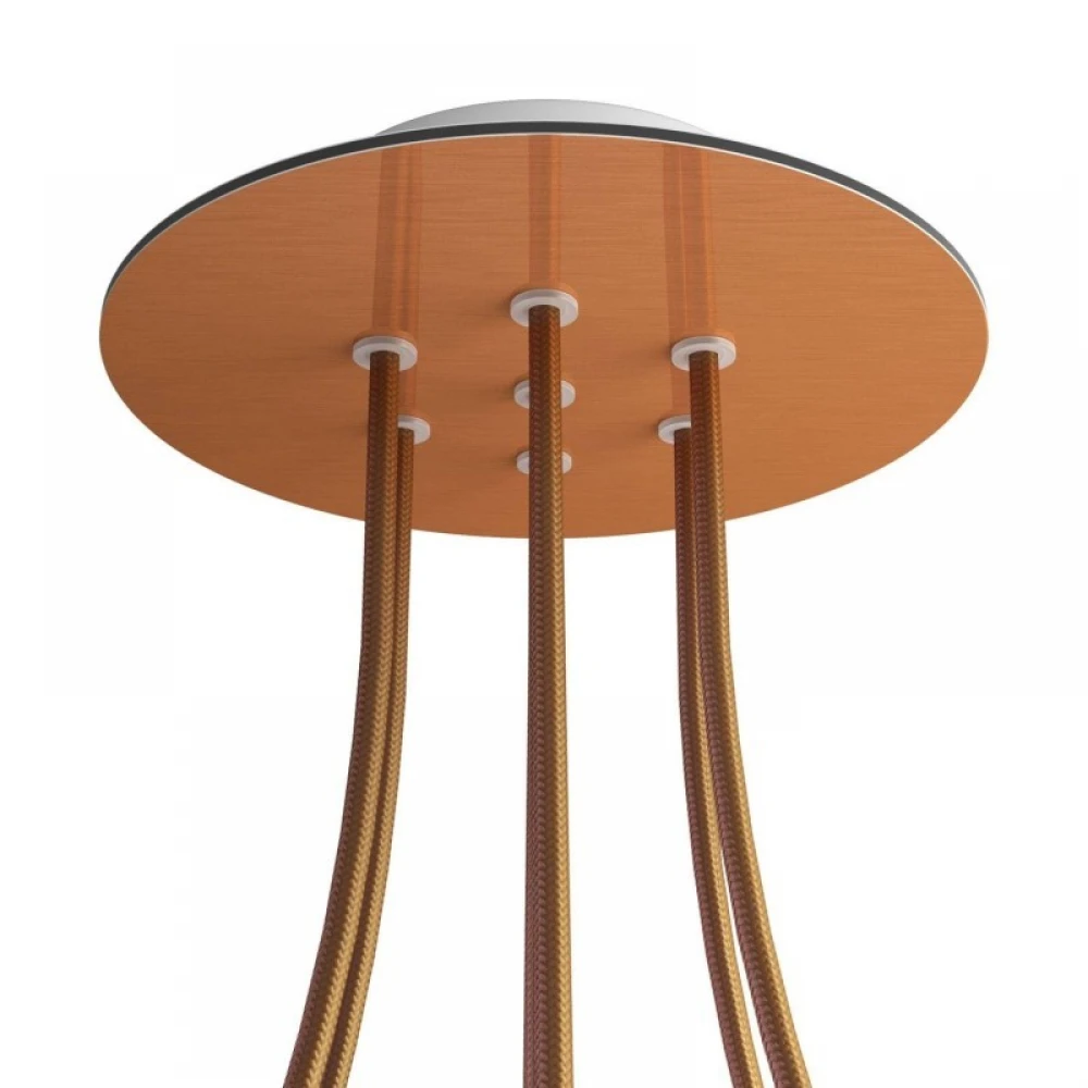 Ροζέτα Rose-One 200mm Στρογγυλή με 7 Τρύπες Σε Διάφορα Σχέδια - Creative Cables