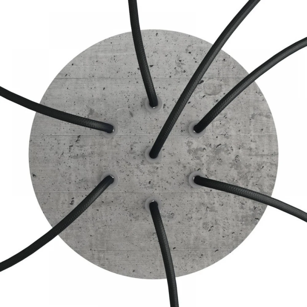 Ροζέτα Rose-One 200mm Στρογγυλή με 7 Τρύπες Σε Διάφορα Σχέδια - Creative Cables