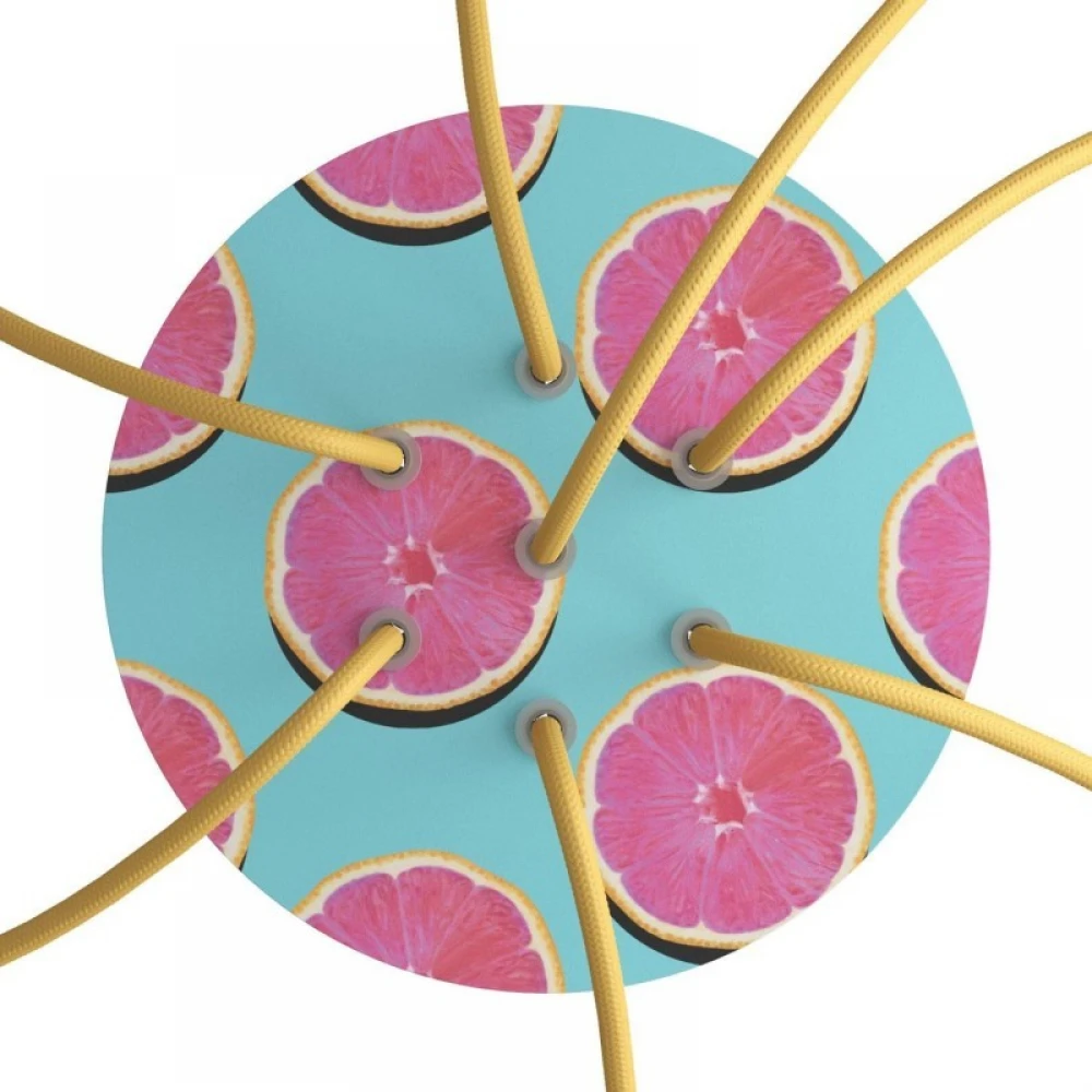 Ροζέτα Rose-One 200mm Στρογγυλή με 7 Τρύπες Σε Διάφορα Σχέδια - Creative Cables