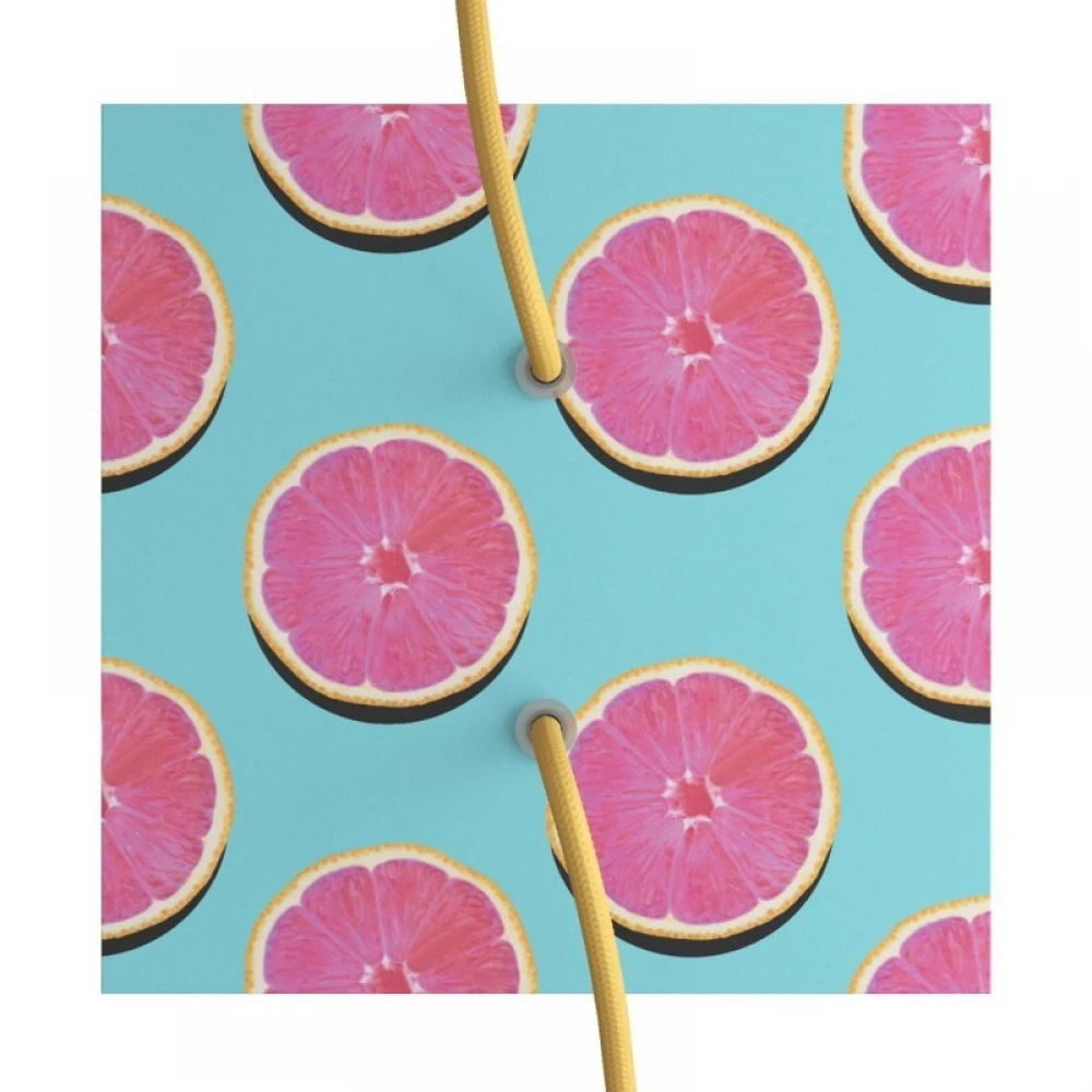 Ροζέτα Rose-One 200mm Τετράγωνη με 2 Τρύπες Σε Διάφορα Σχέδια - Creative Cables