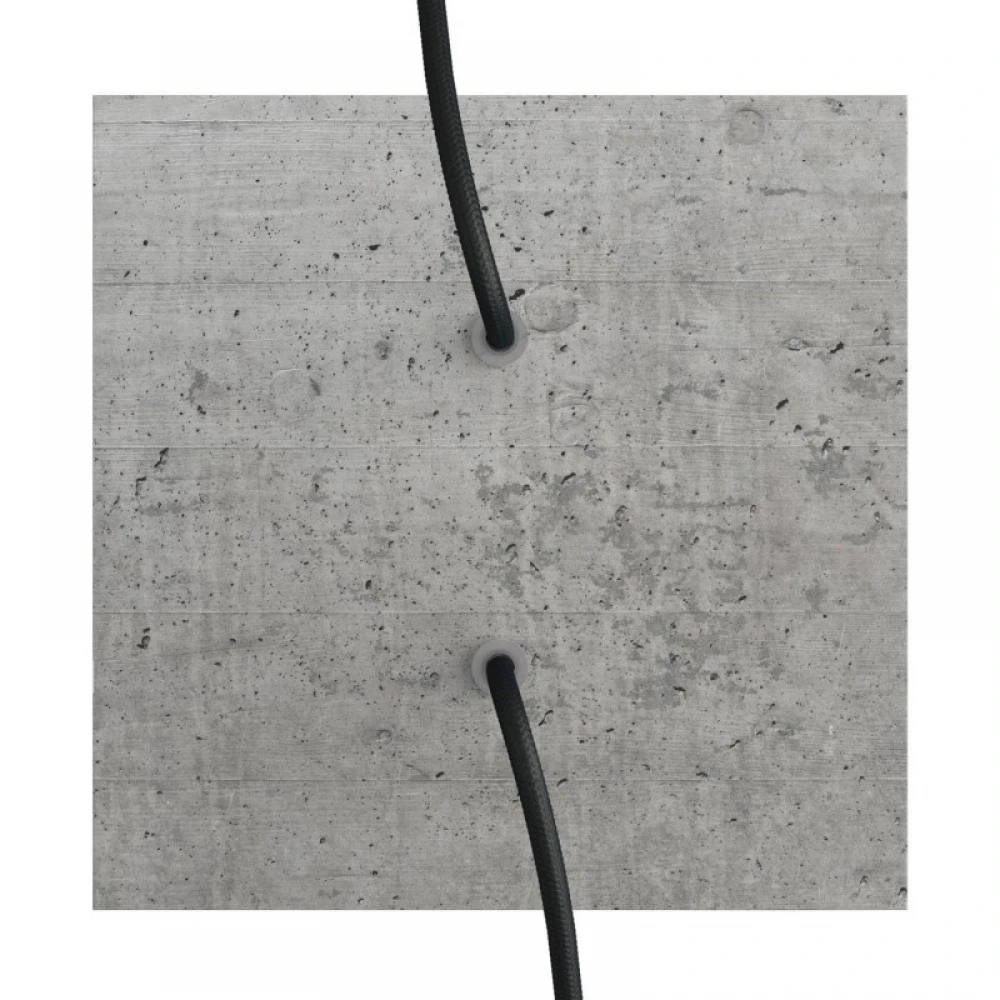 Ροζέτα Rose-One 200mm Τετράγωνη με 2 Τρύπες Σε Διάφορα Σχέδια - Creative Cables