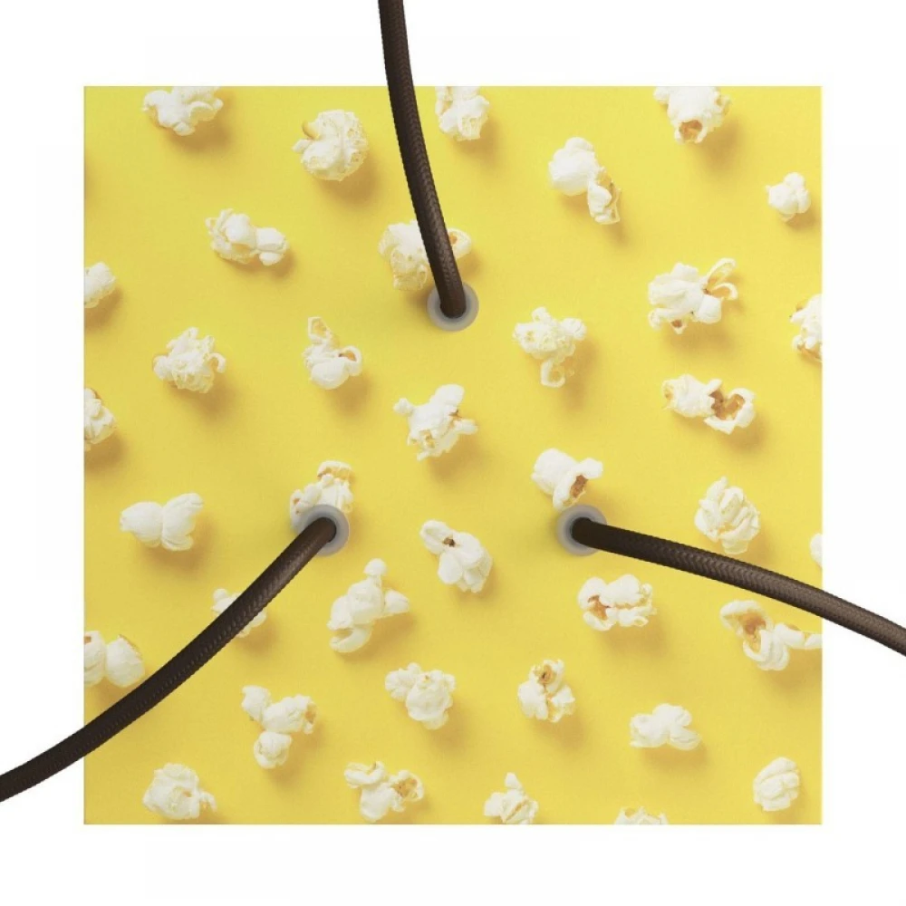 Ροζέτα Rose-One 200mm Τετράγωνη με 3 Τρύπες Σε Διάφορα Σχέδια - Creative Cables