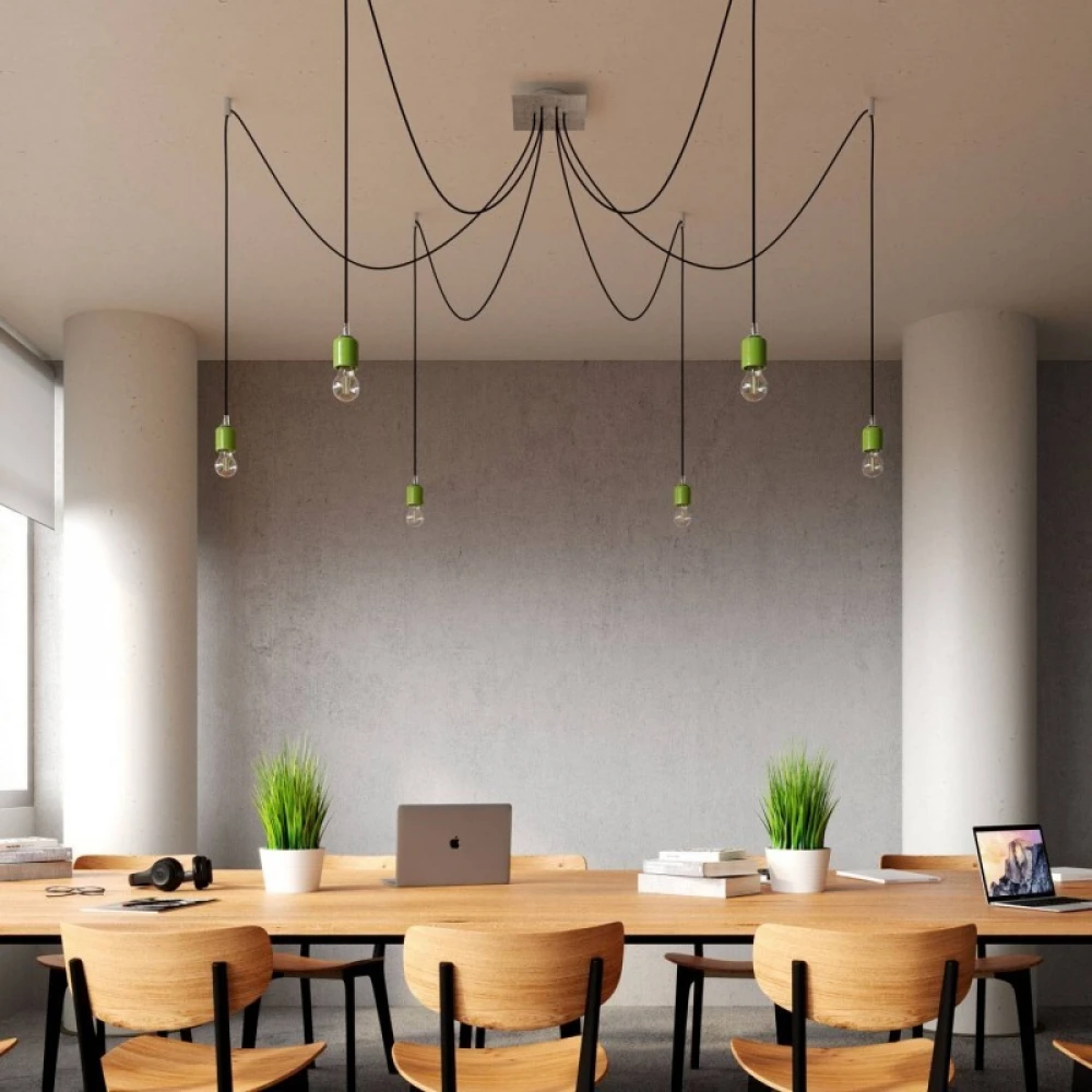 Ροζέτα Rose-One 200mm Τετράγωνη με 6 Τρύπες Στην Σειρά Σε Διάφορα Σχέδια - Creative Cables