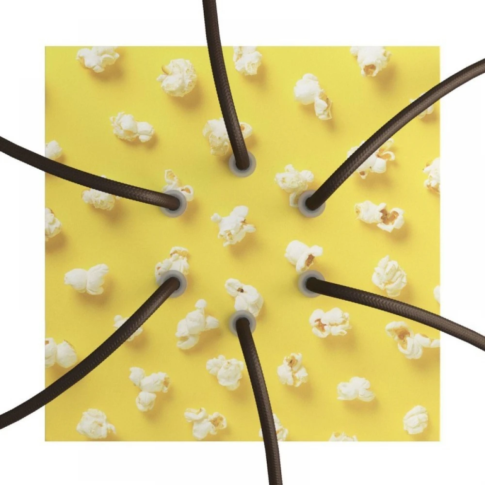 Ροζέτα Rose-One 200mm Τετράγωνη με 6 Τρύπες Στην Σειρά Σε Διάφορα Σχέδια - Creative Cables