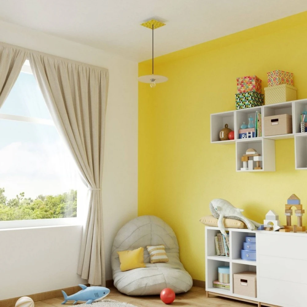 Ροζέτα Rose-One 200mm Τετράγωνη με 1 Τρύπα Με Πορτοκάλια Σχέδιο - Creative Cables