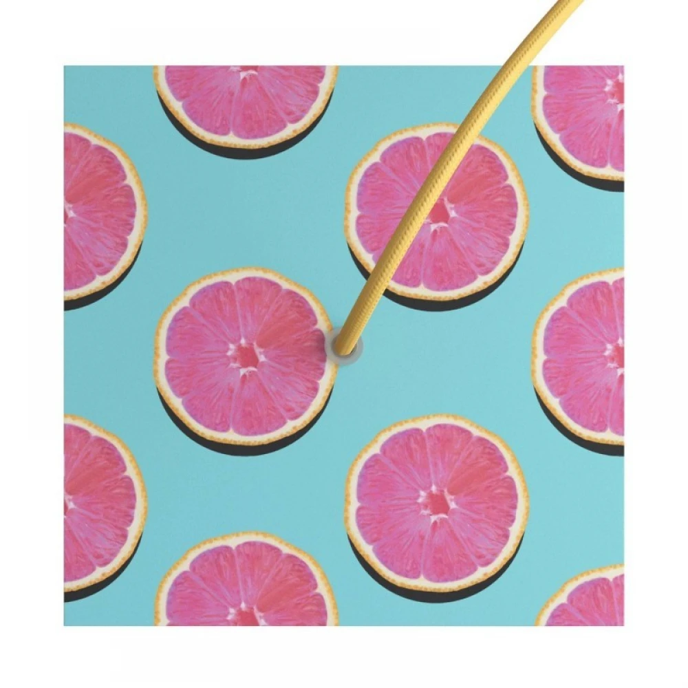 Ροζέτα Rose-One 200mm Τετράγωνη με 1 Τρύπα Με Πορτοκάλια Σχέδιο - Creative Cables