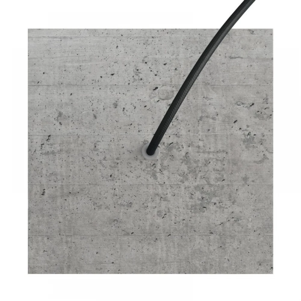 Ροζέτα Rose-One 200mm Τετράγωνη με 1 Τρύπα Σε Τσιμέντο Σχέδιo - Creative Cables